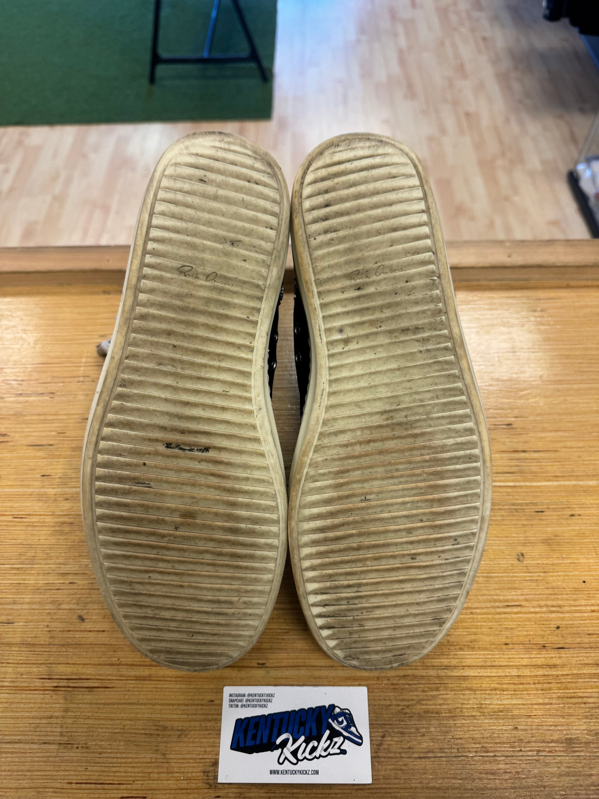 Rick Owen’s Porterville Jumbolaced High (Sz 45 EU / 12 Men)