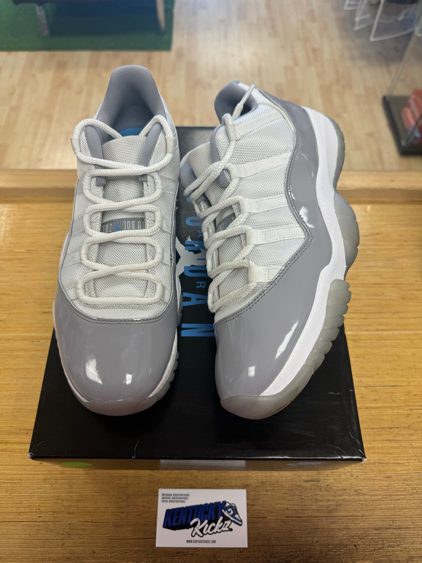 Jordan 11 Low “Cement Grey” (Sz 10)