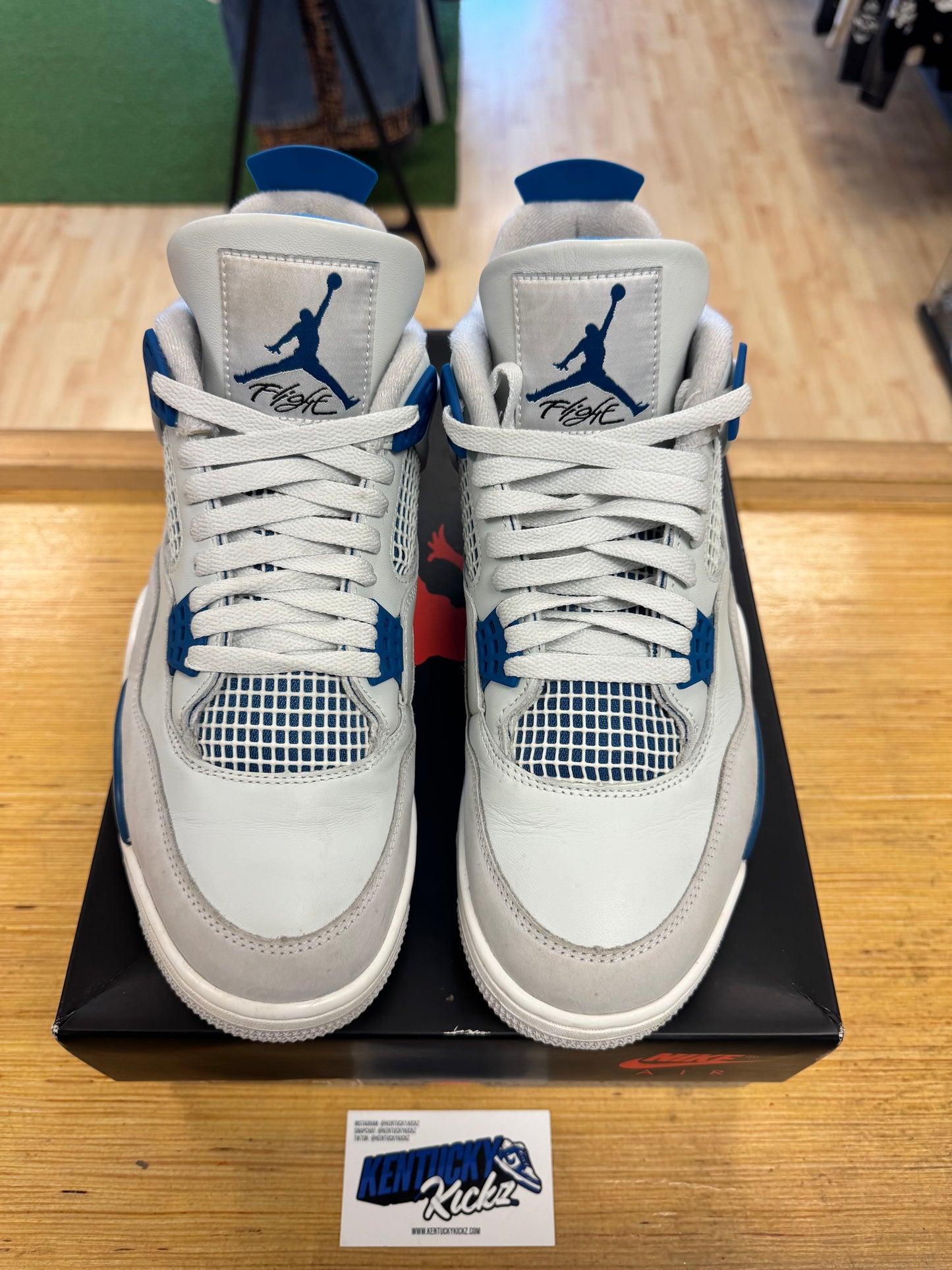 Jordan 4 Retro “Military Blue” 2024 (Sz 10.5)