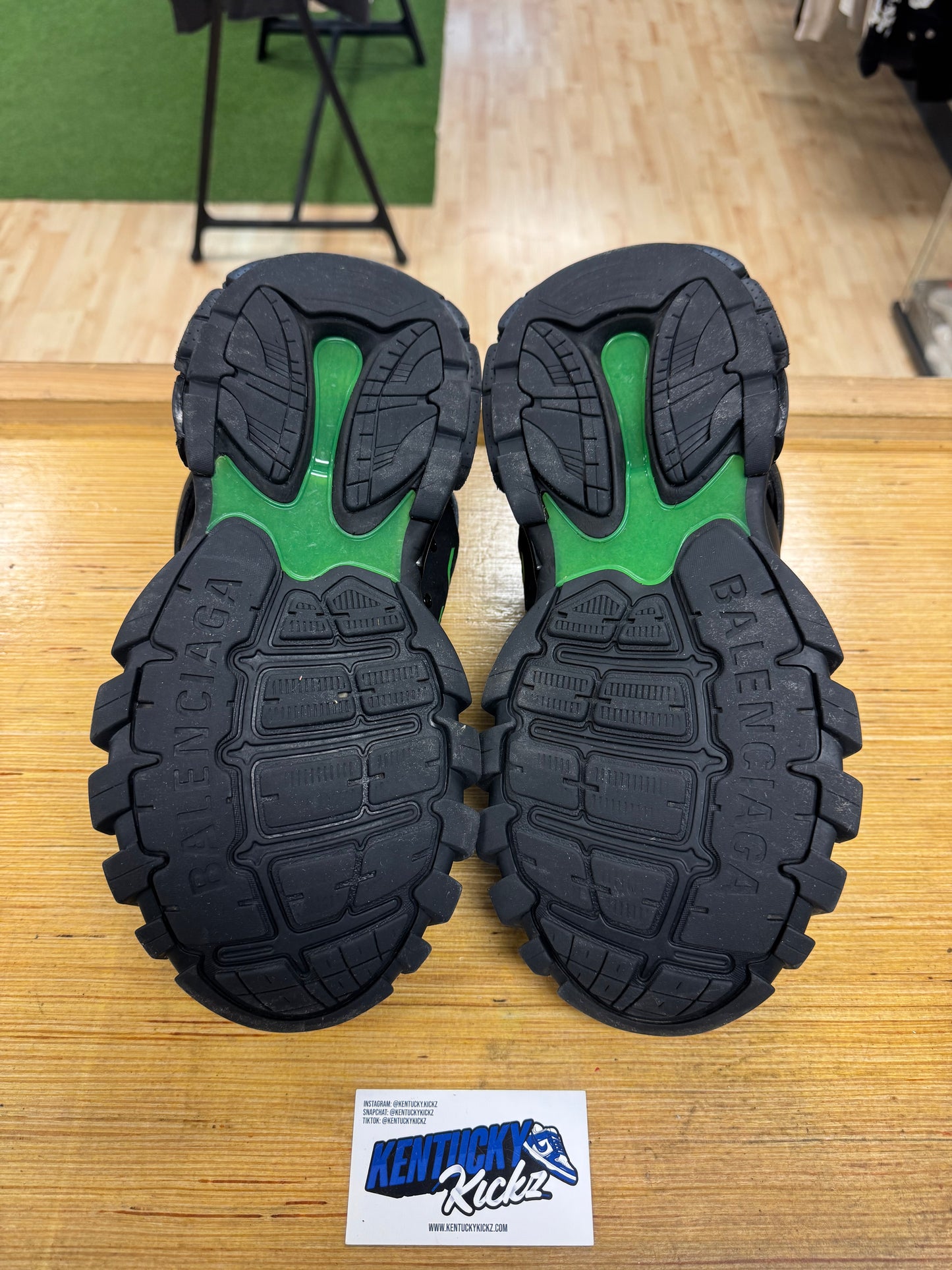 Balenci Track “Black Green” (Sz 45 EU/ 12 Men)
