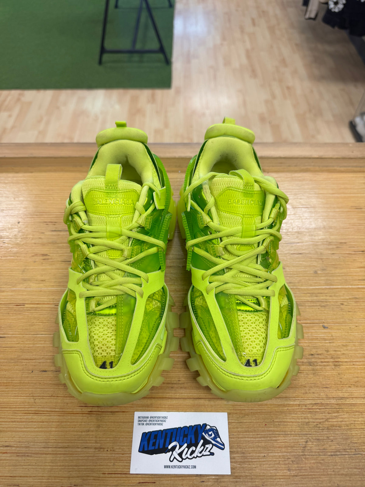 🅱️alenci Track “Neon Yellow” (Sz 41 EU/ 8 Men)