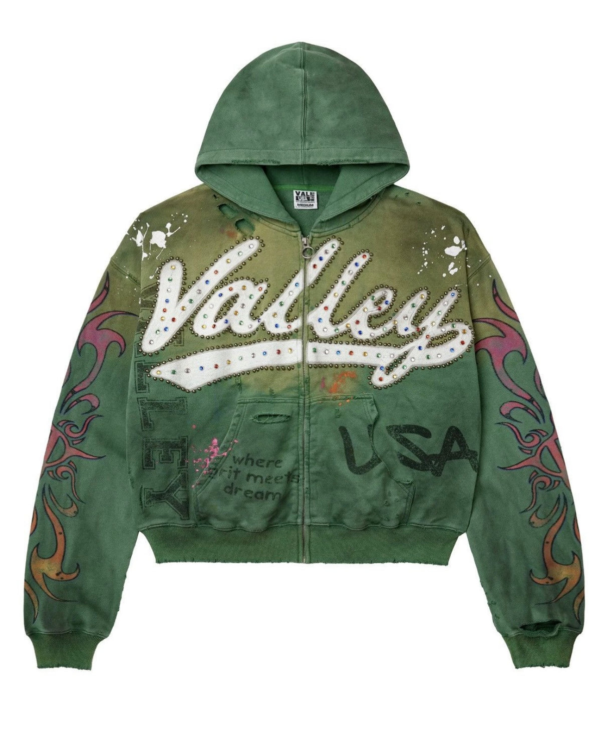 “VALE” INFERNO ZIP UP