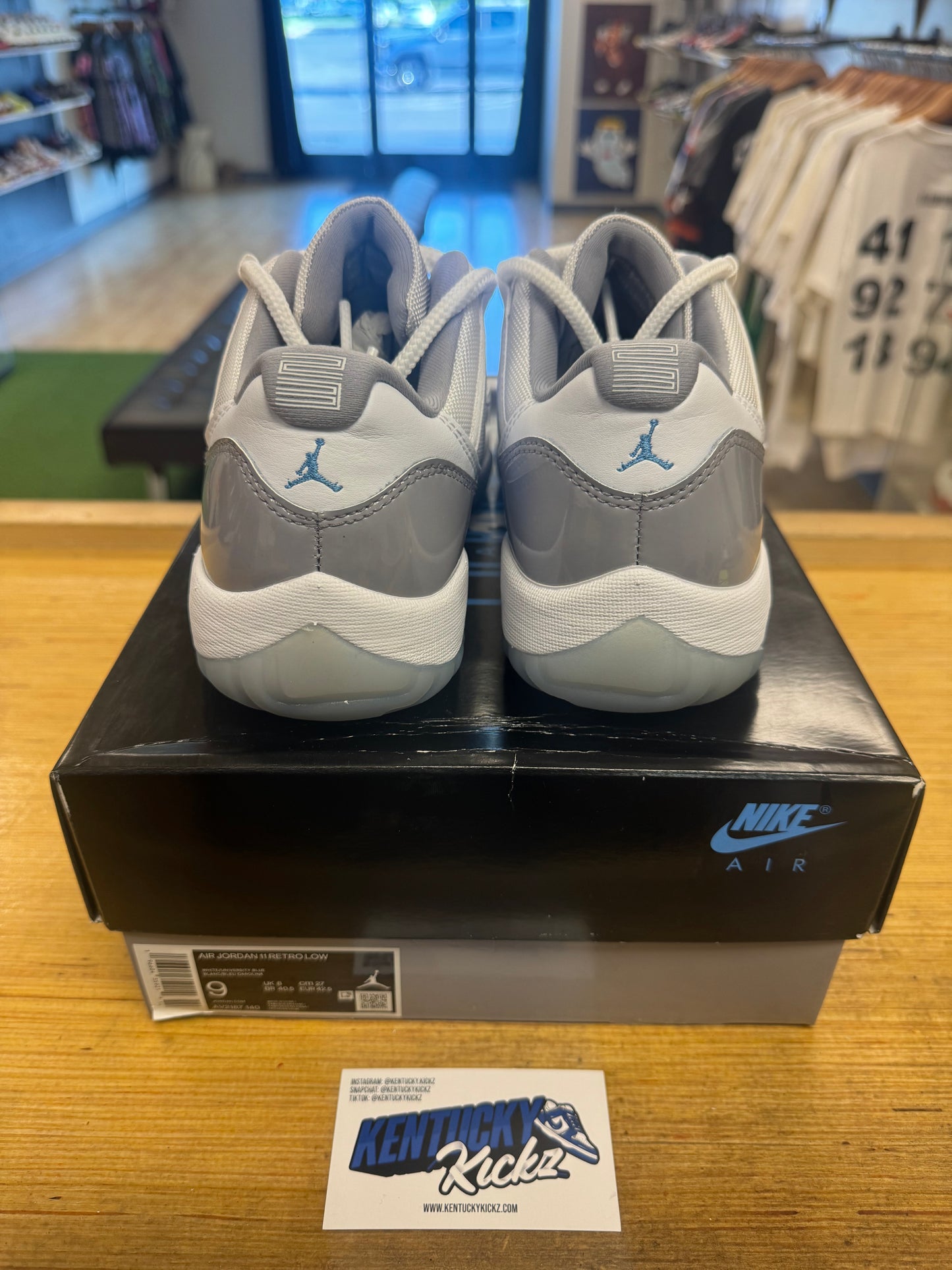 Jordan 11 Low “Cement Grey” (Sz 9)
