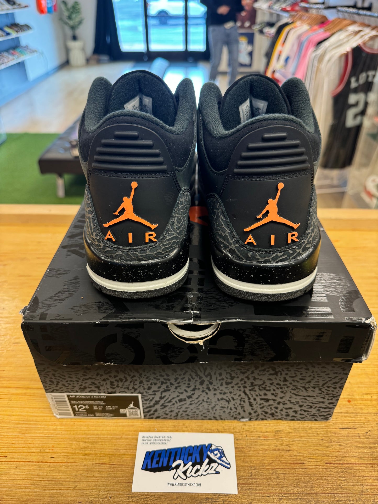 Jordan 3 Retro “Fear” (Sz 12.5)