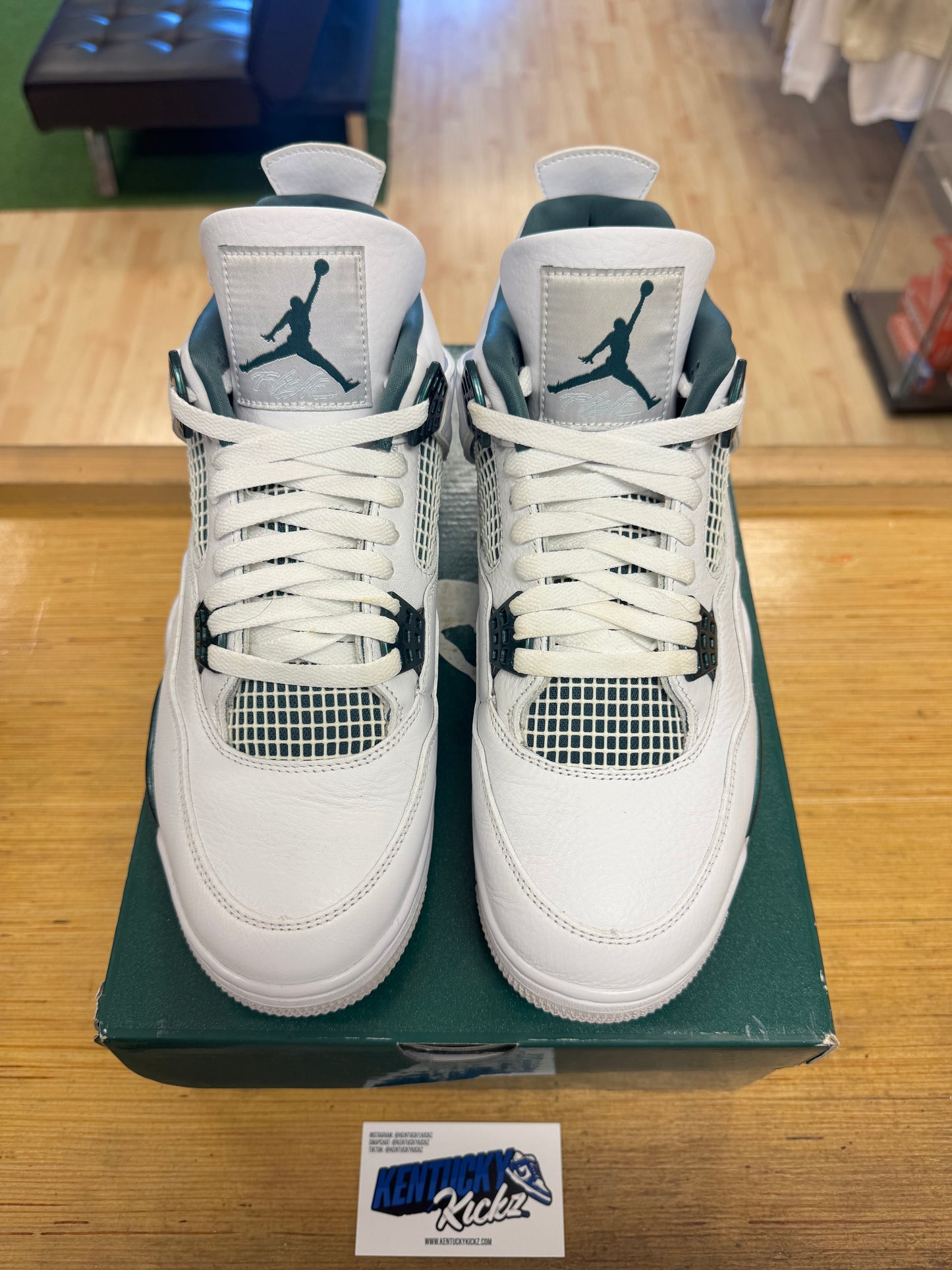 Jordan 4 Retro “Oxidized Green” (Sz 10.5)