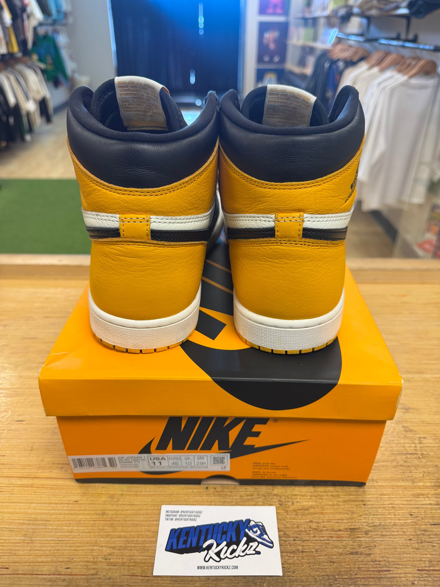 Jordan 1 Retro High OG “Taxi” (Sz 11)