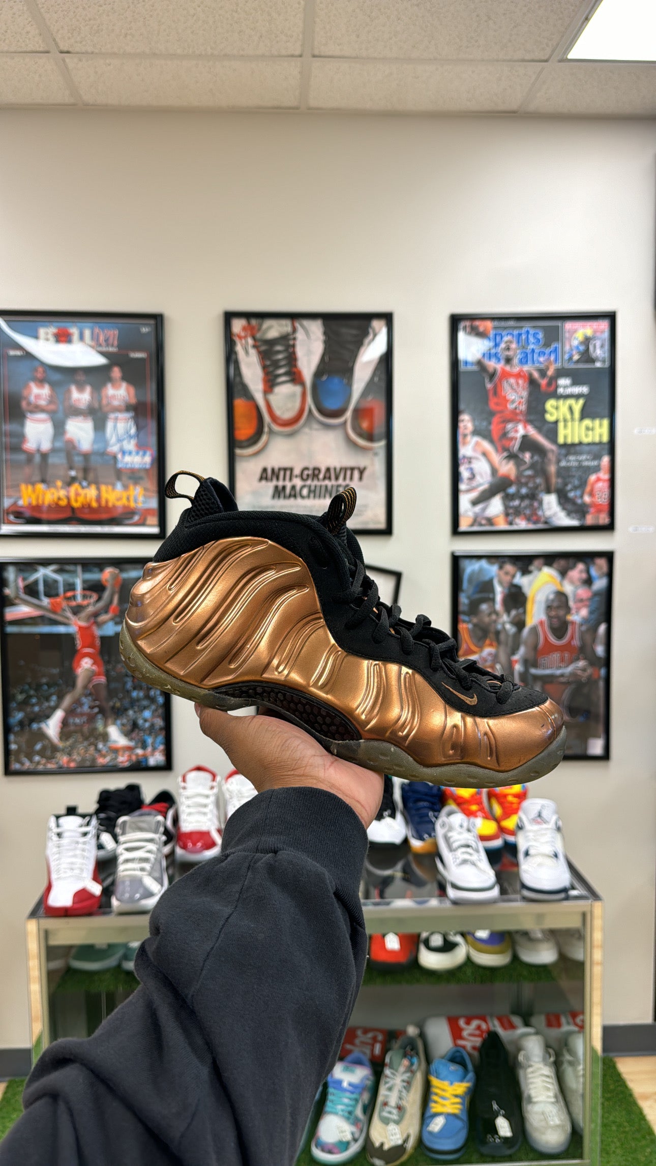 Air Foamposite One “Copper” 2017 (Sz 10.5) (USED)