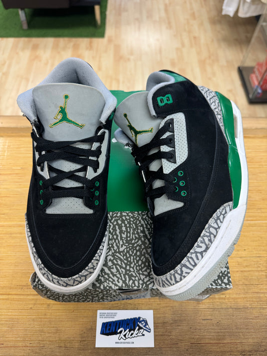 Jordan 3 Retro “Pine Green” (Sz 9)