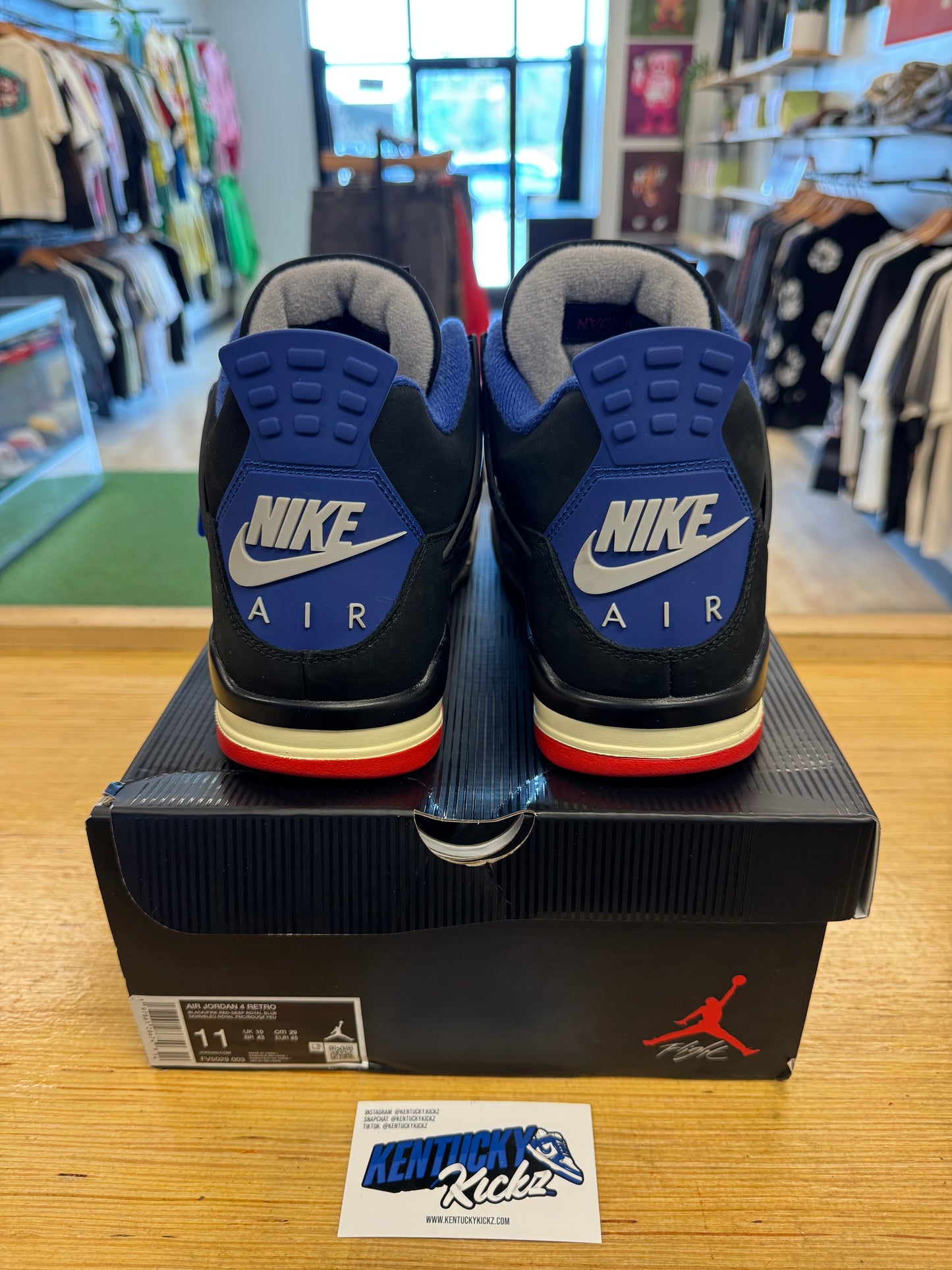 Jordan 4 Retro “Rare Air Gold Lettering” (Sz 11)