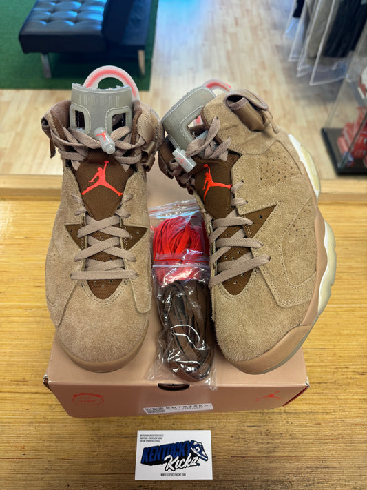 Jordan 6 Retro “Travis Scott British Khaki” (Sz 10)