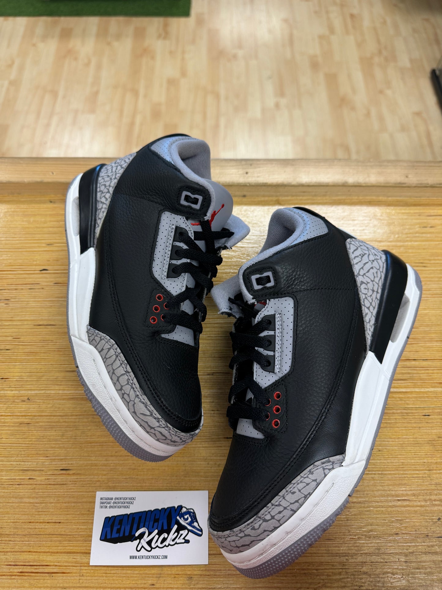 Jordan 3 Retro “Black Cement” 2024 (Sz 6.5Y)