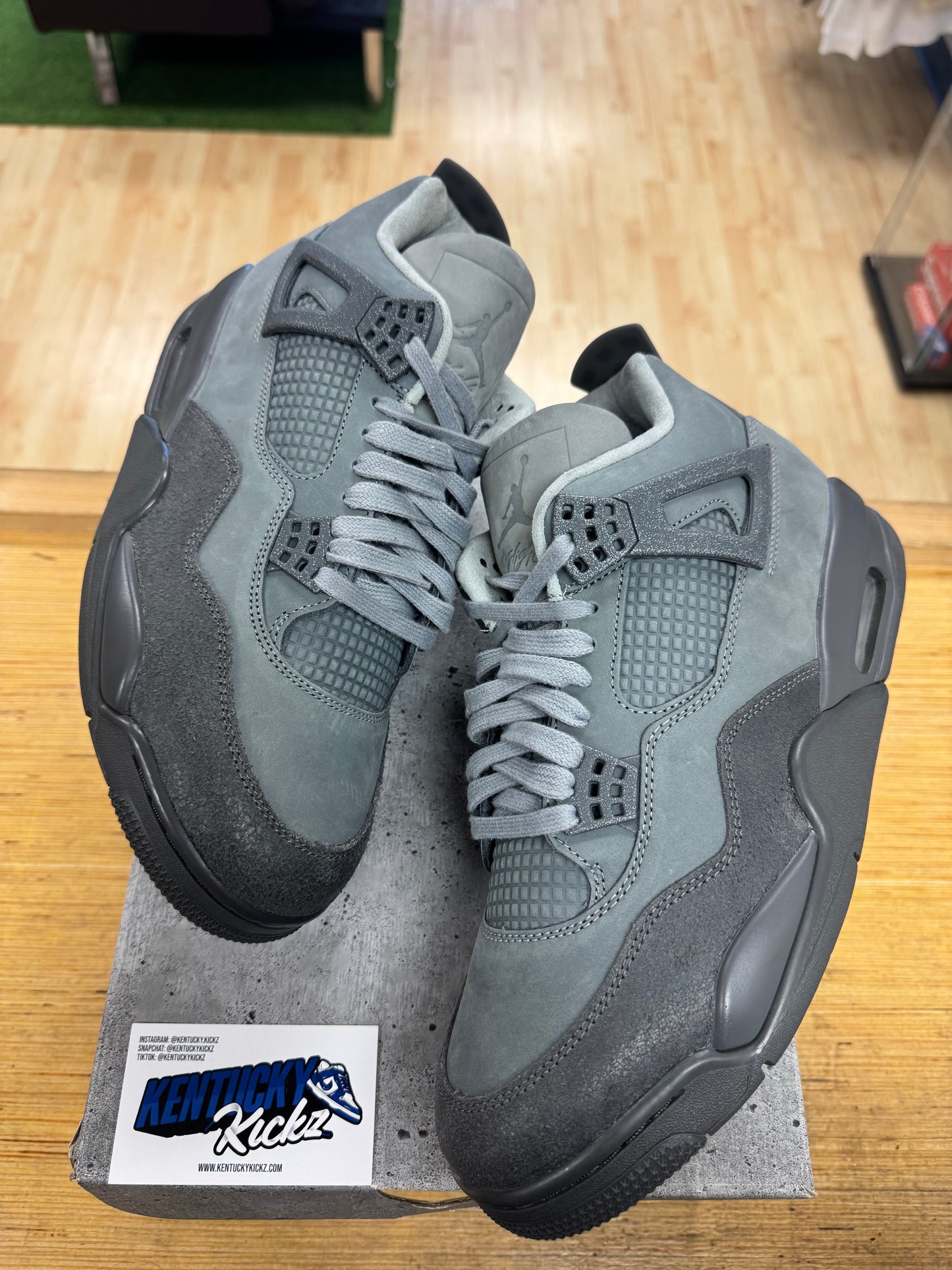 Jordan 4 Retro “Wet Cement” (Sz 10.5)