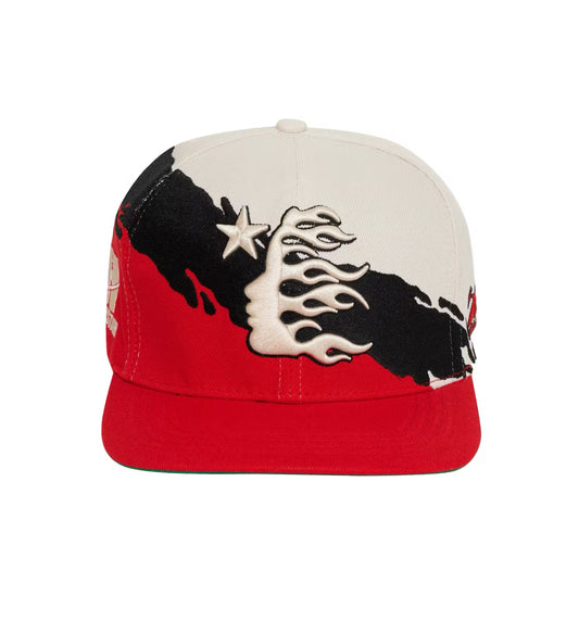 HELLSTAR Paintbrush Snapback Hat
“Red/Black”