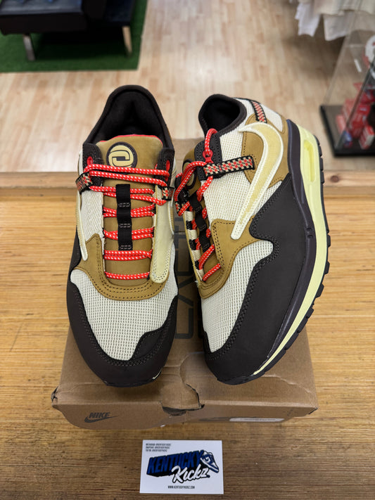 Air Max 1 “Travis Scott Cactus Jack Baroque Brown” (Sz 10)