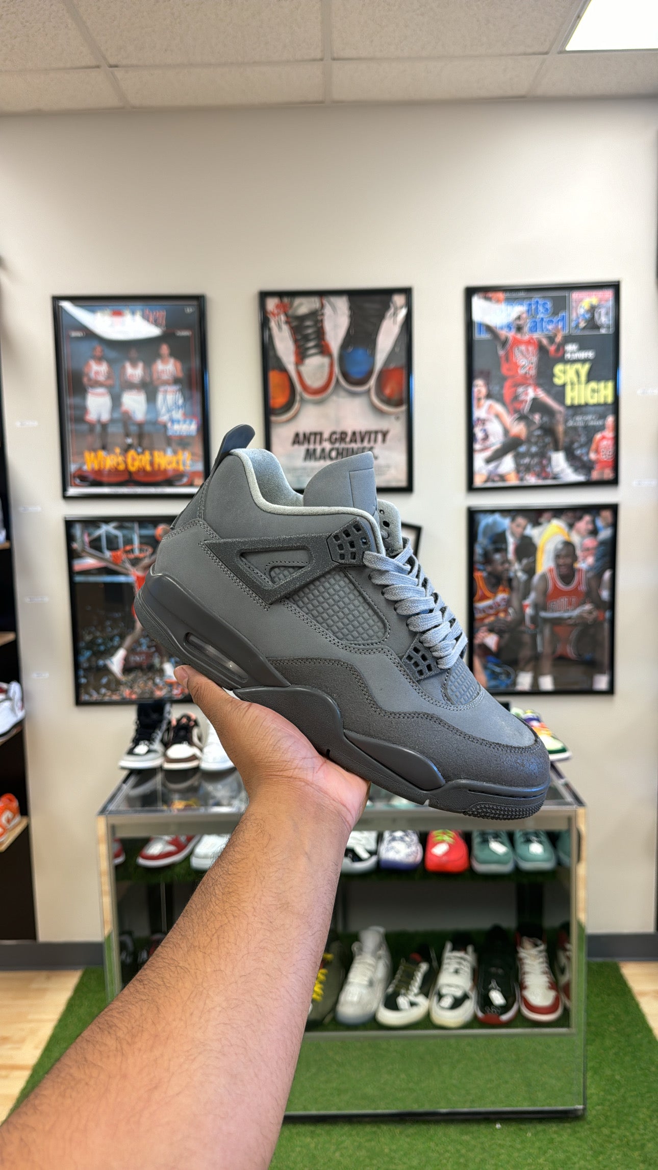 Jordan 4 Retro “Wet Cement” (Sz 10)