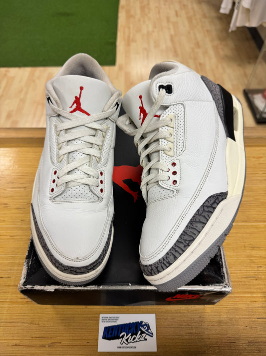 Jordan 3 Retro “White Cement Reimagined” (Sz 12)