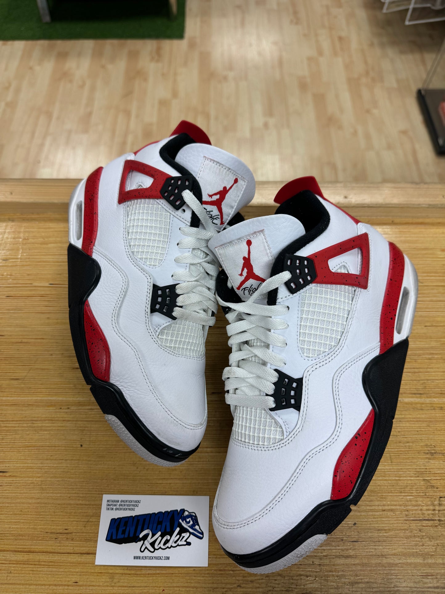 Jordan 4 Retro “Red Cement” (Sz 9.5)