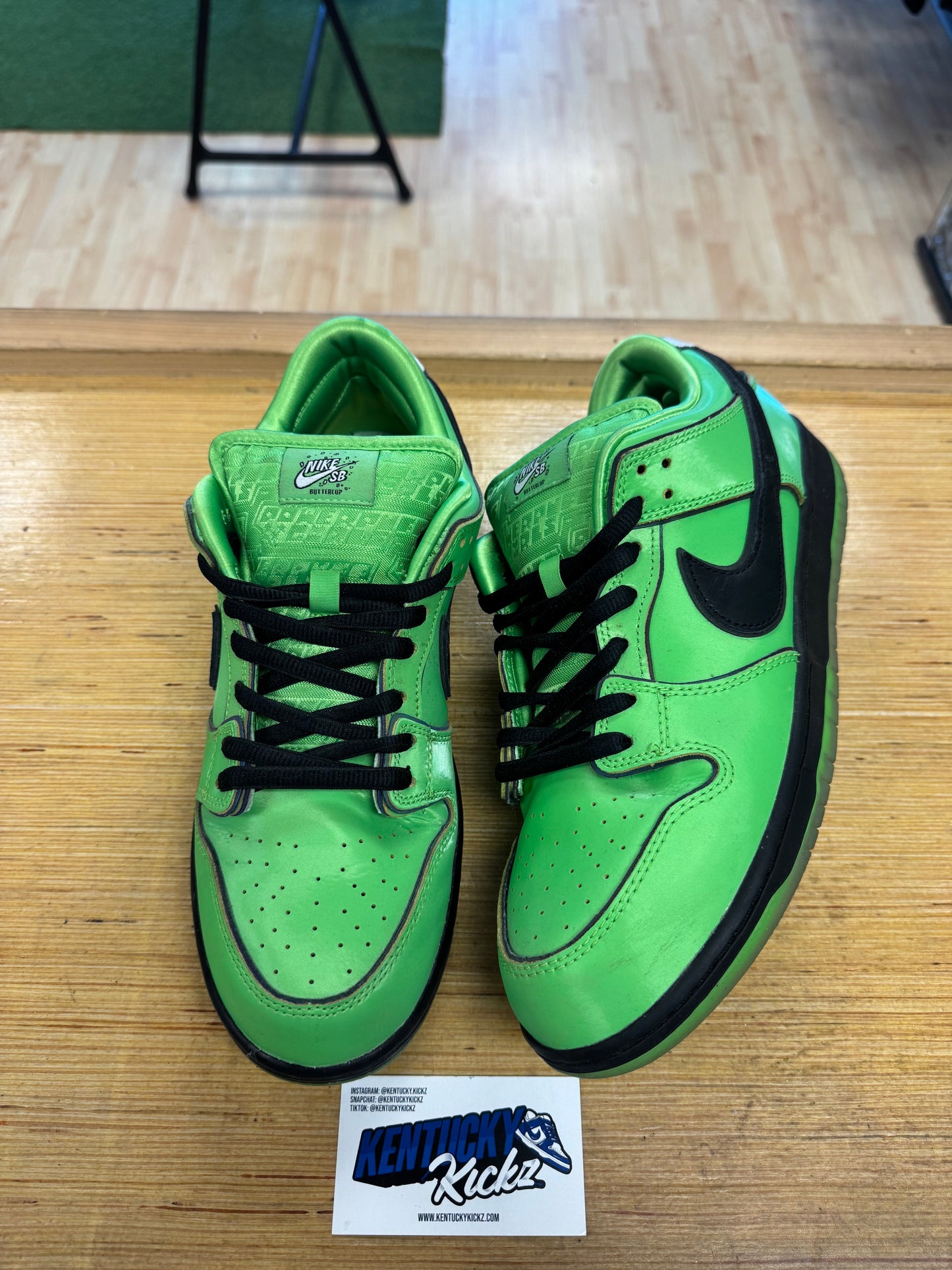 SB Dunk Low “The Powerpuff Girls Buttercup” (Sz 11)