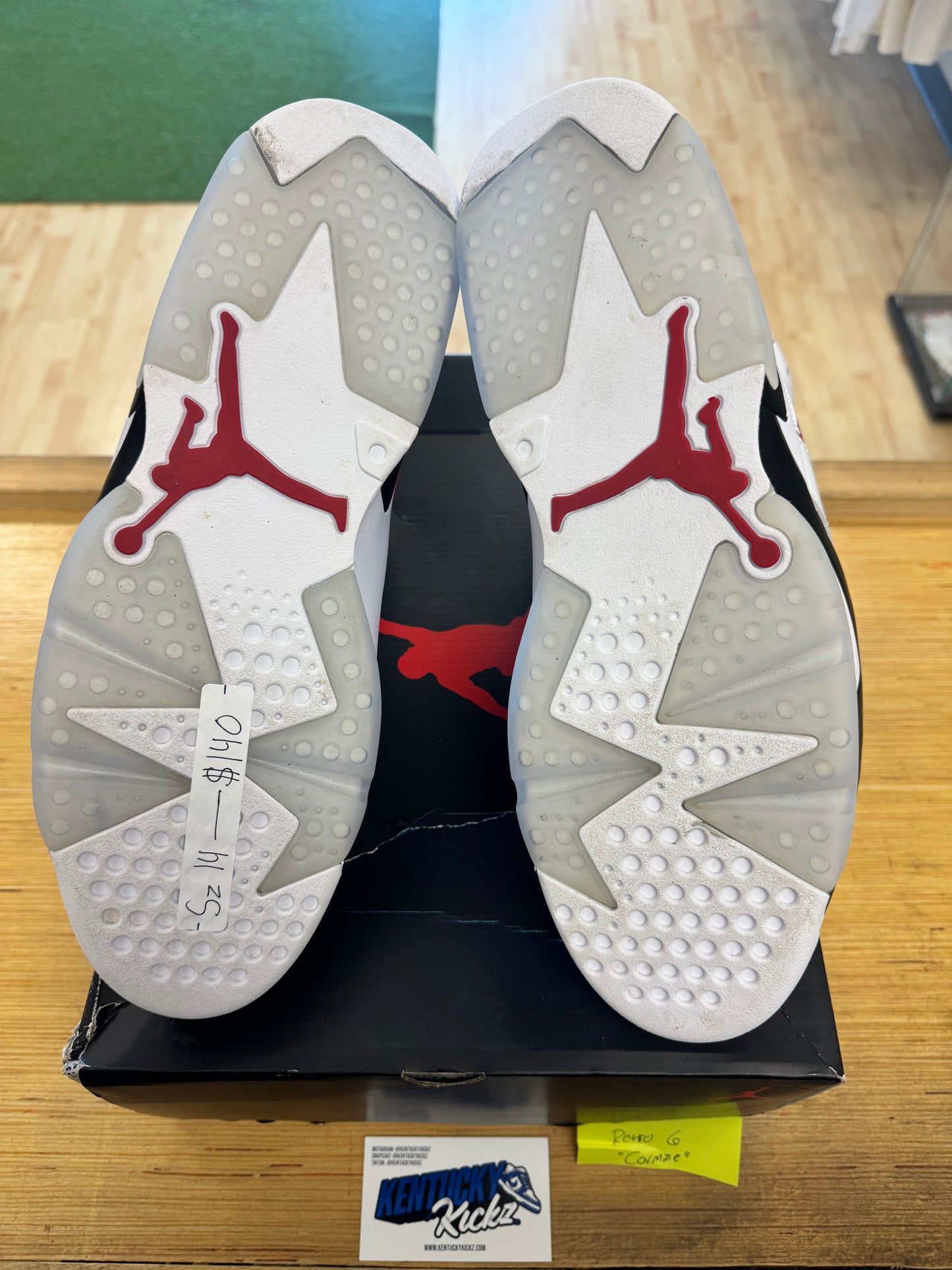 Jordan 6 Retro “Carmine” 2021 (Sz 14)