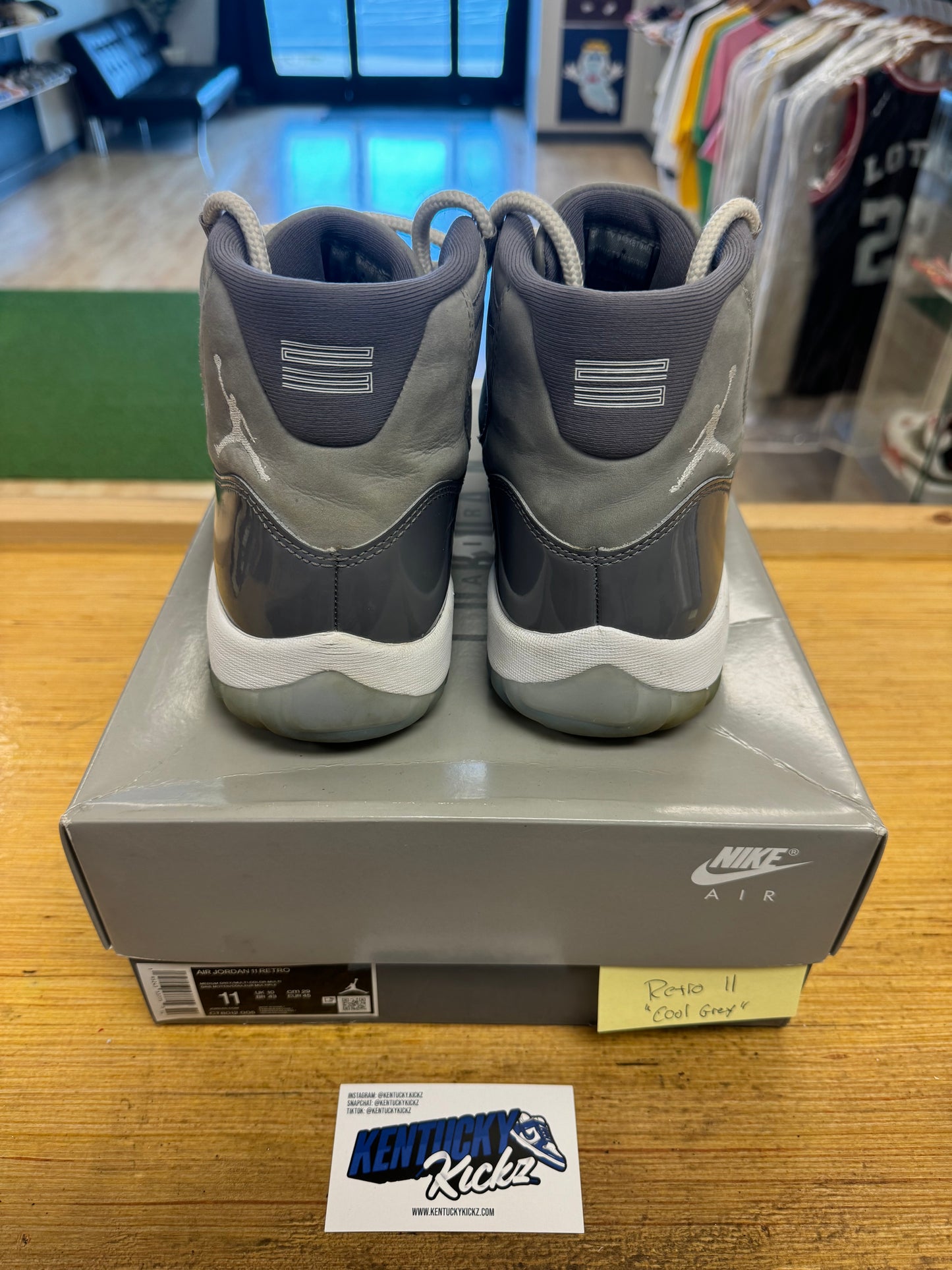 Jordan 11 Retro “Cool Grey” 2021 (Sz 11) (USED)