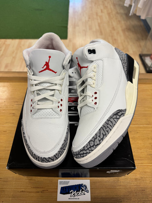 Jordan 3 Retro “White Cement Reimagined” (Sz 12)