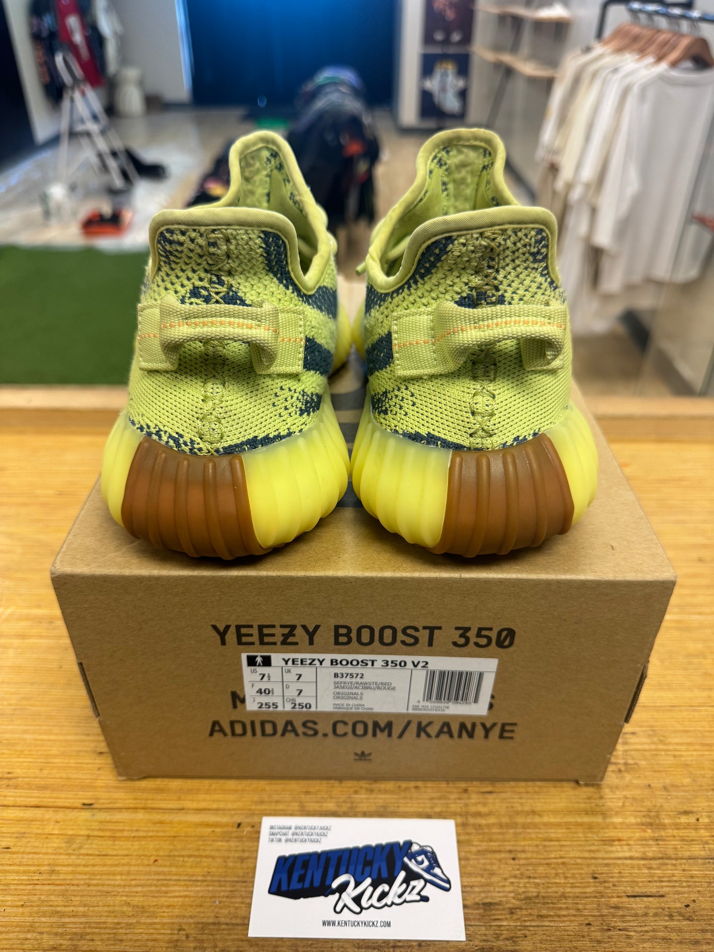 Yeezy 350 V2 “Semi Frozen Yellow” (Sz 7.5)