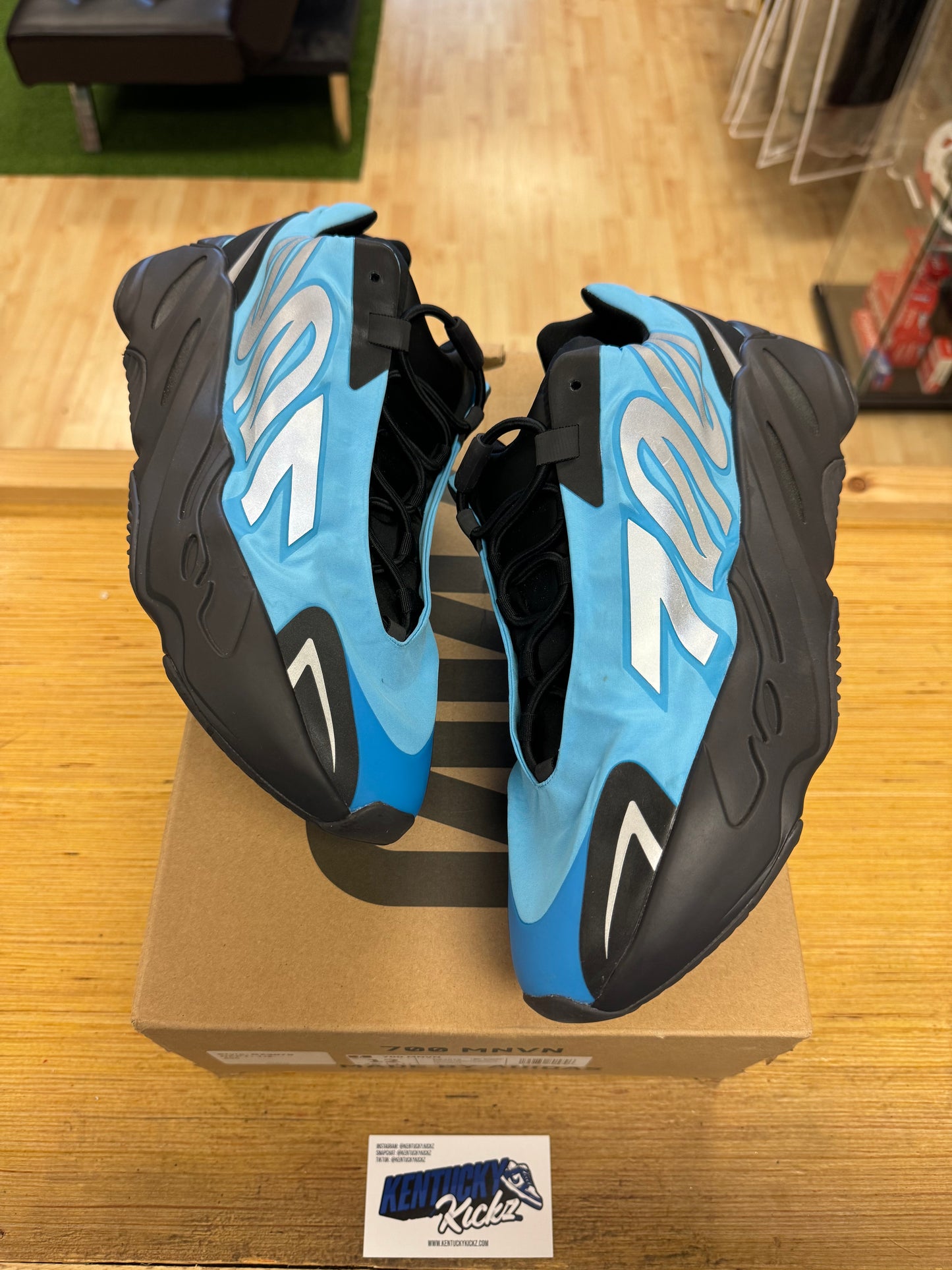 Yeezy Boost 700 MNVN “Bright Cyan” (Sz 12)