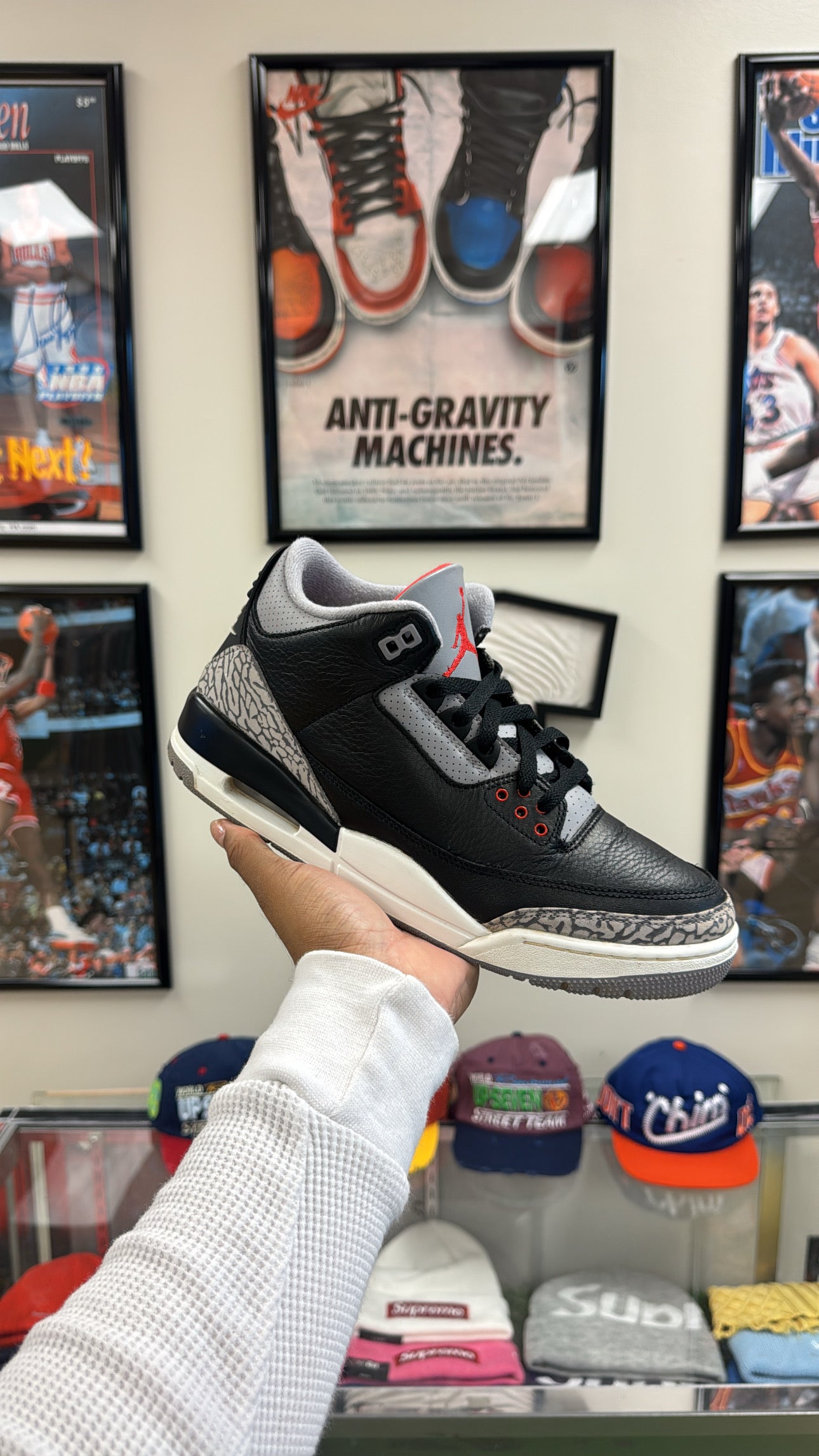 Jordan 3 Retro “Black Cement” 2024 (Sz 9.5)