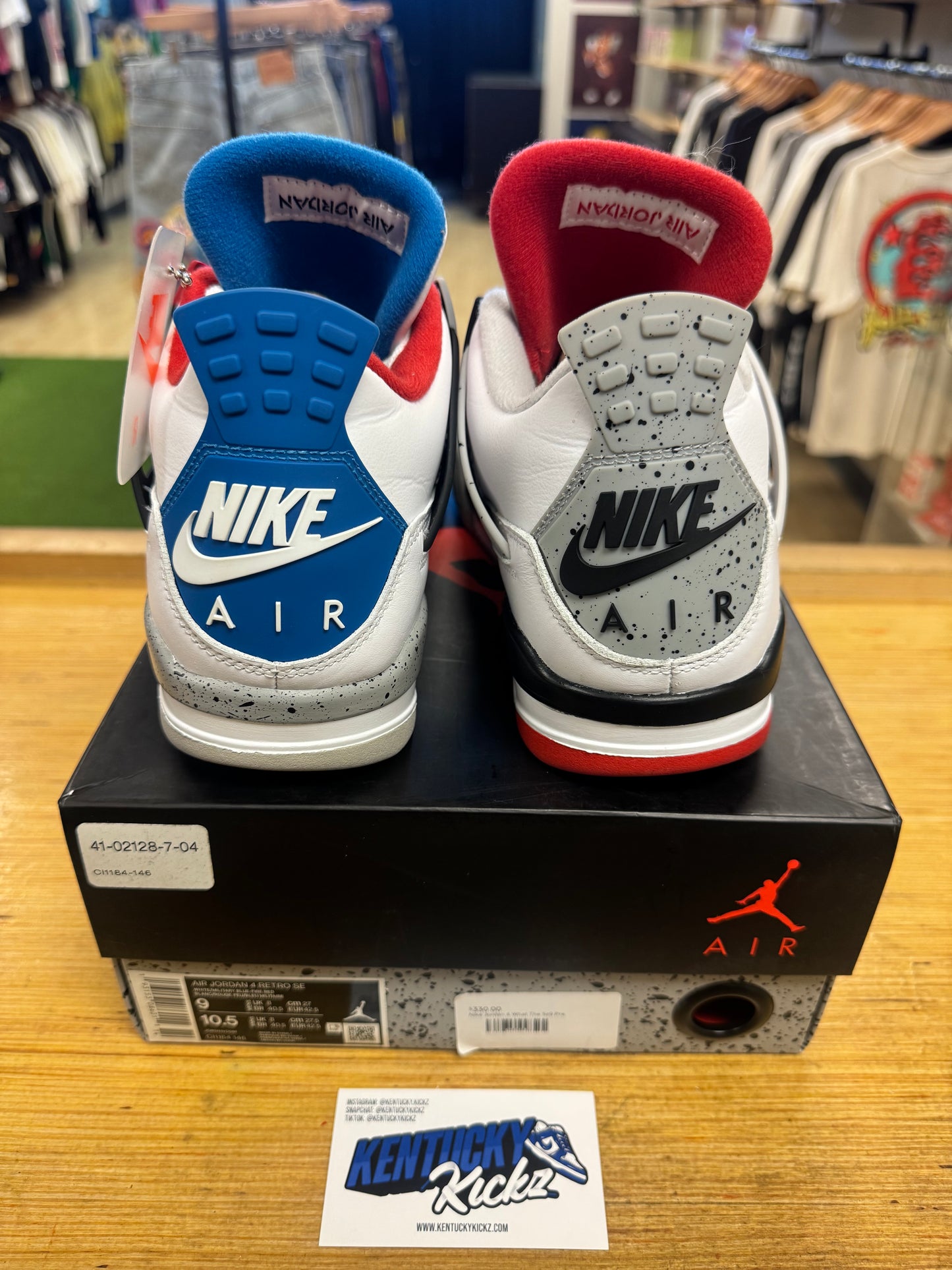Jordan 4 Retro “What The” (Sz 9)