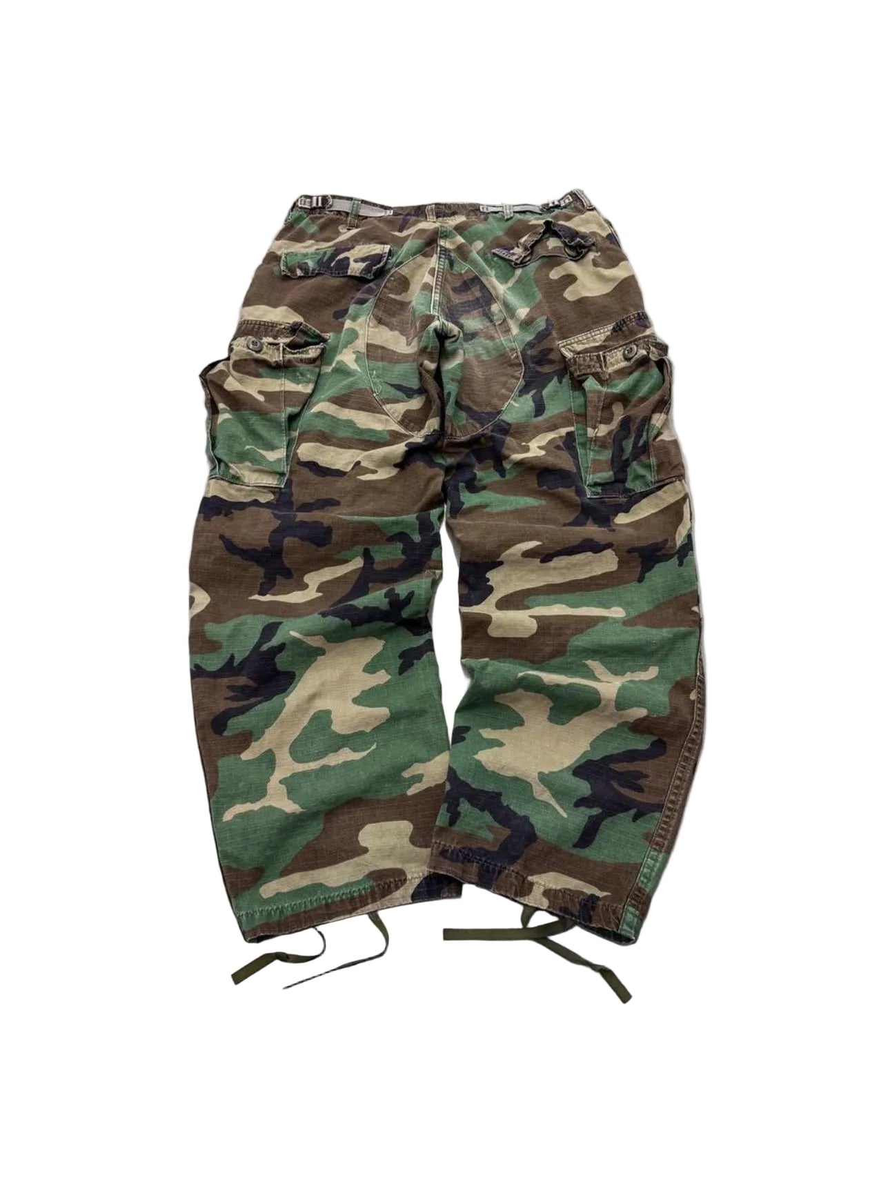 “Vintage” Camo Cargo Military Pants