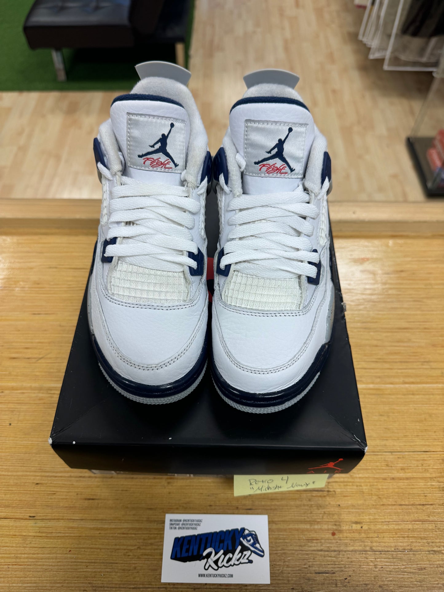 Jordan 4 Retro “Midnight Navy” (Sz 4.5Y)