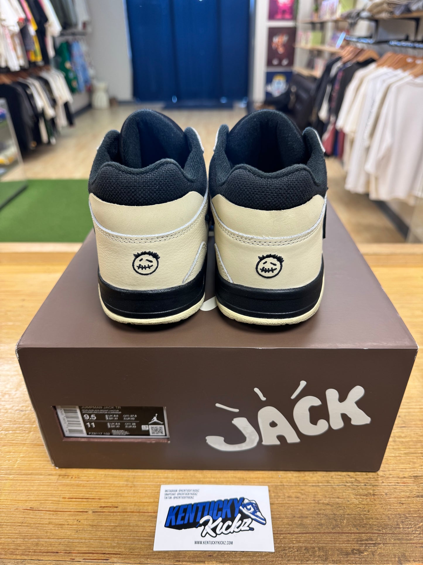 Jordan Jumpman Jack TR “Travis Scott Bright Cactus” (Sz 9.5)