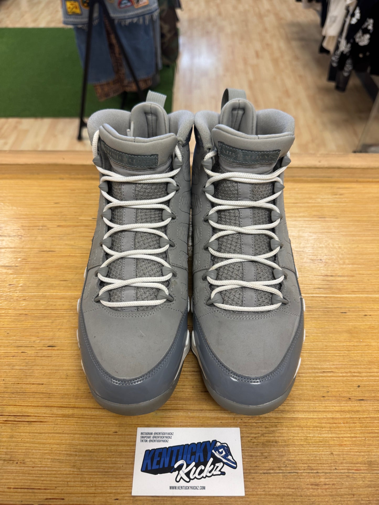 Jordan 9 Retro “Cool Grey” 2025 (Sz 11)