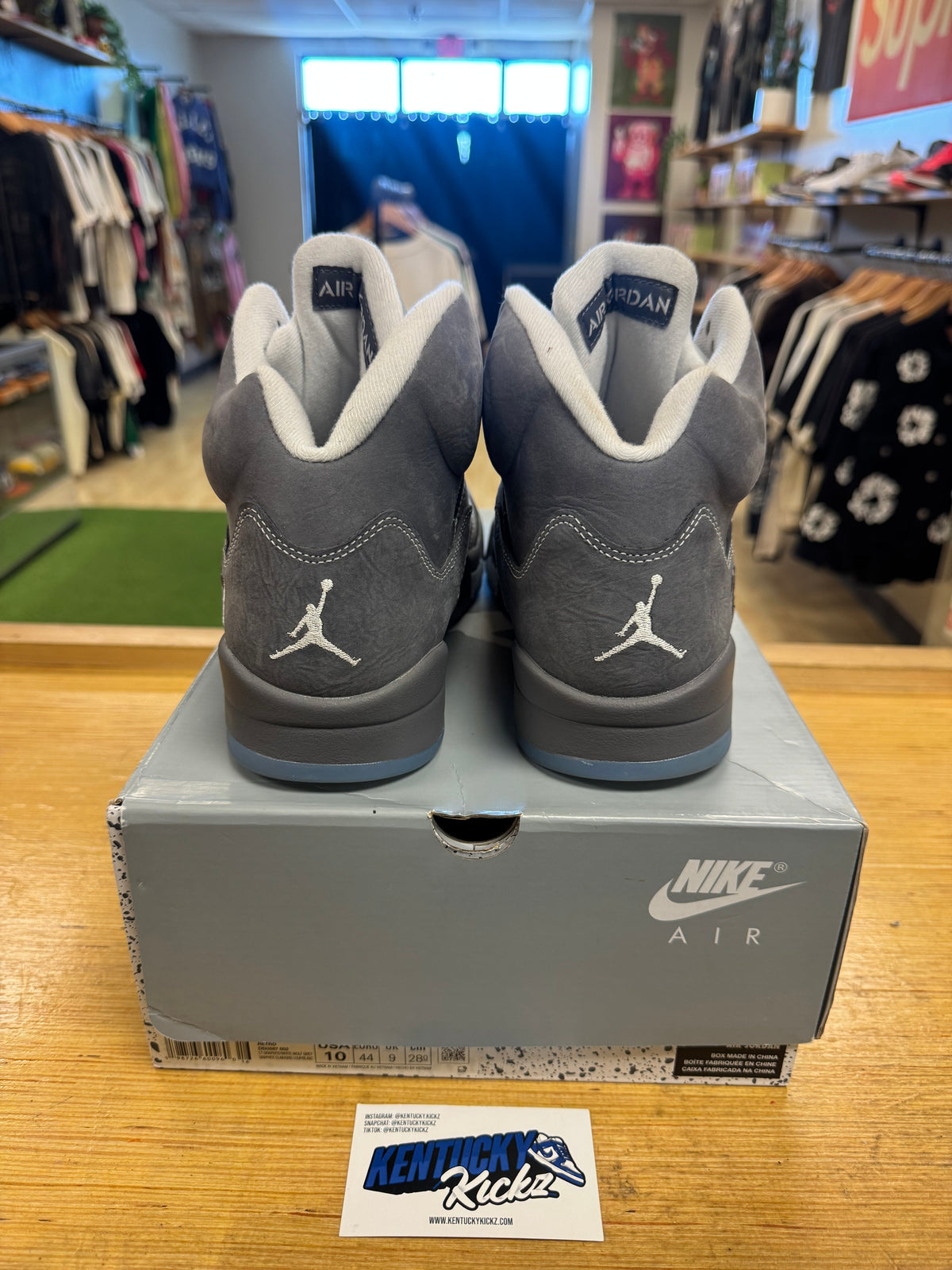 Jordan 5 Retro “Wolf Grey” 2026 (Sz 10)