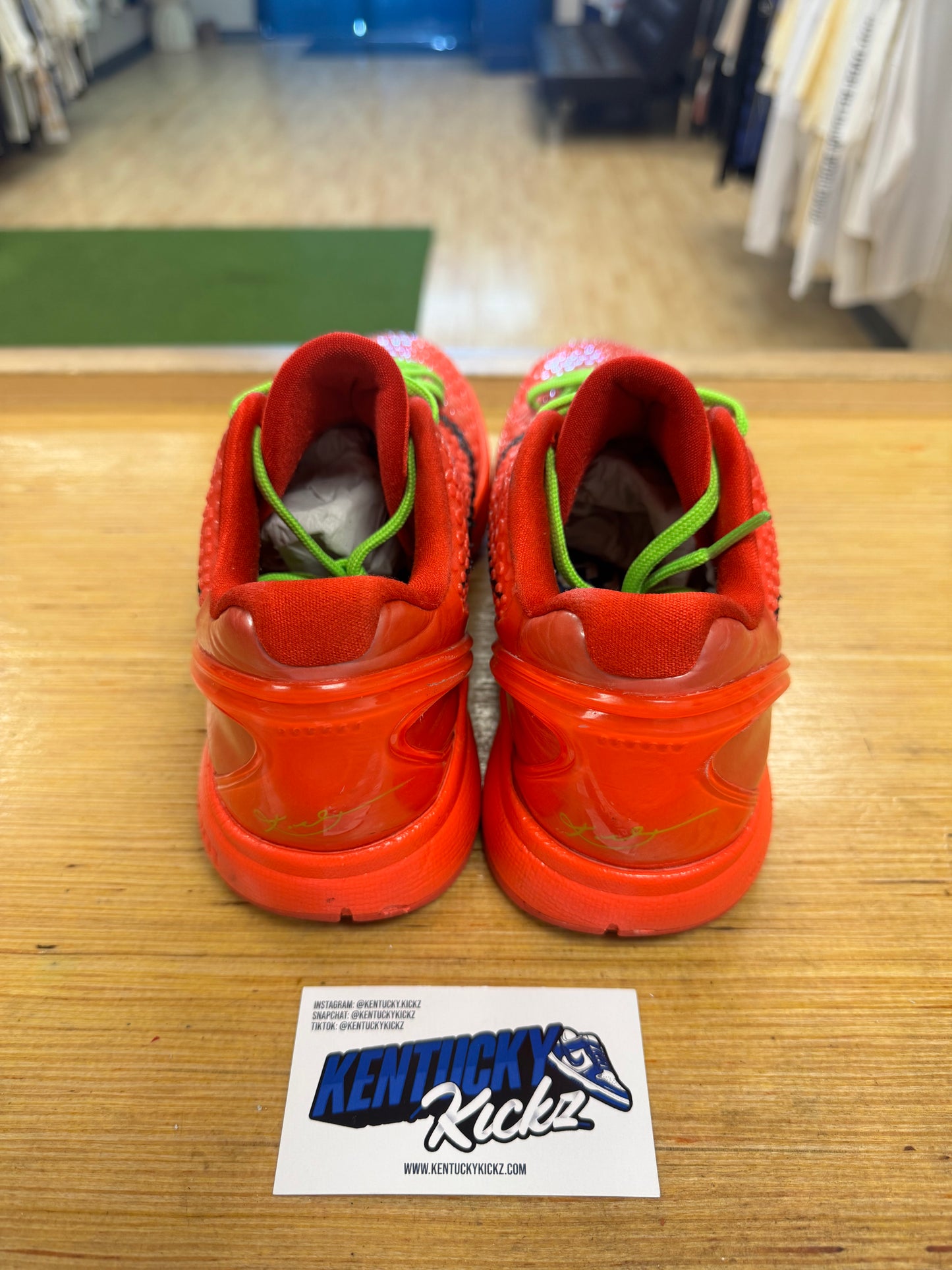 Kobe 6 Protro “Reverse Grinch” (Sz 9)