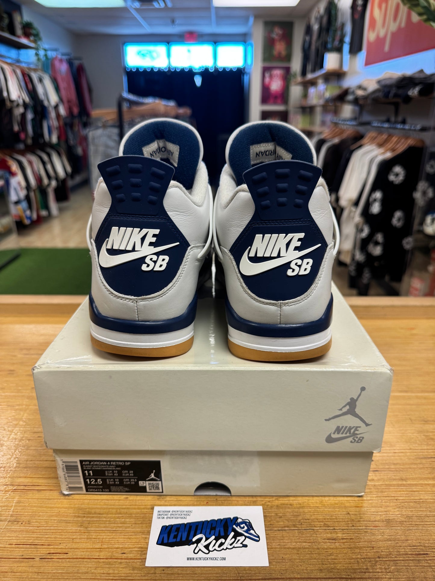 Jordan 4 Retro SB “Navy” (Sz 11)