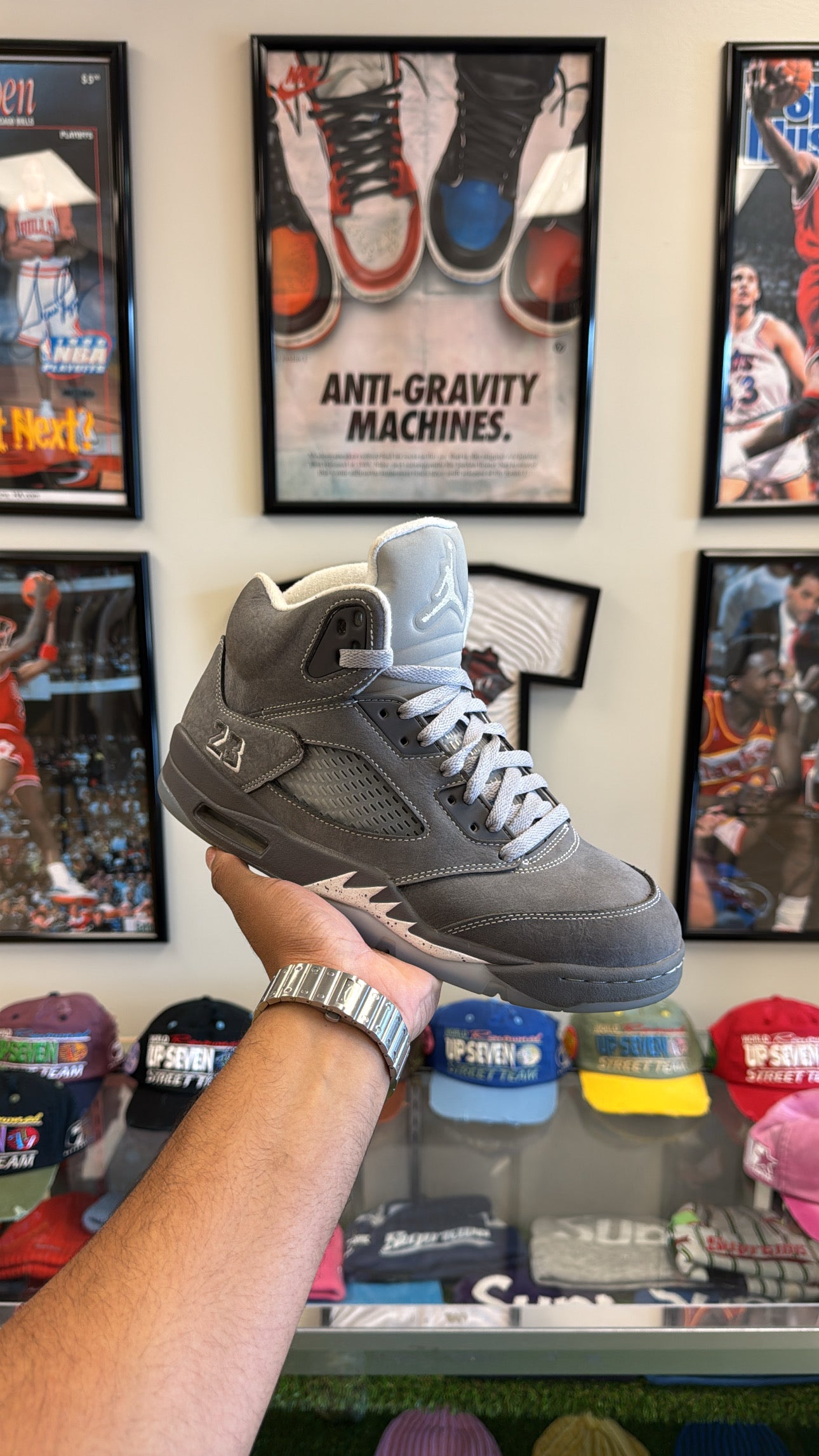 Jordan 5 Retro “Wolf Grey” 2026 (Sz 8.5)