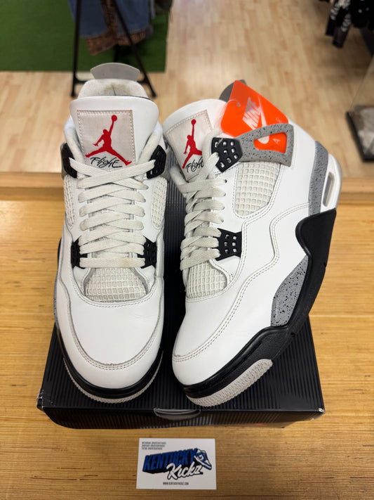 Jordan 4 Retro “White Cement” 2025 (Sz 10.5)