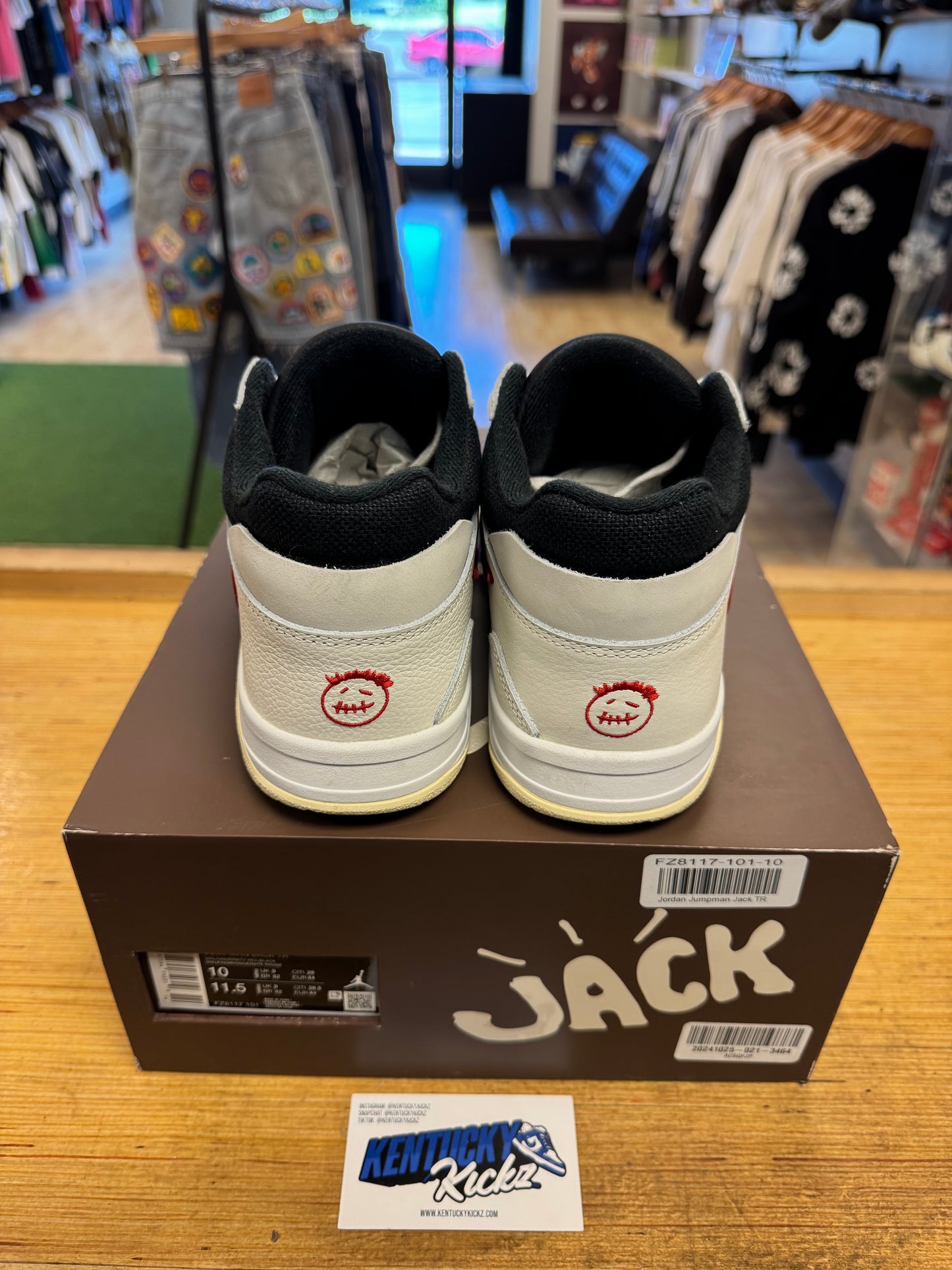 Jumpman Jack TR “Travis Scott University Red” (Sz 10)