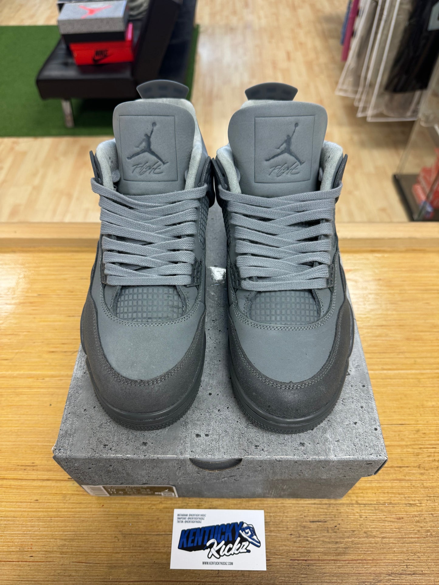 Jordan 4 Retro “Wet Cement” (Sz 10)