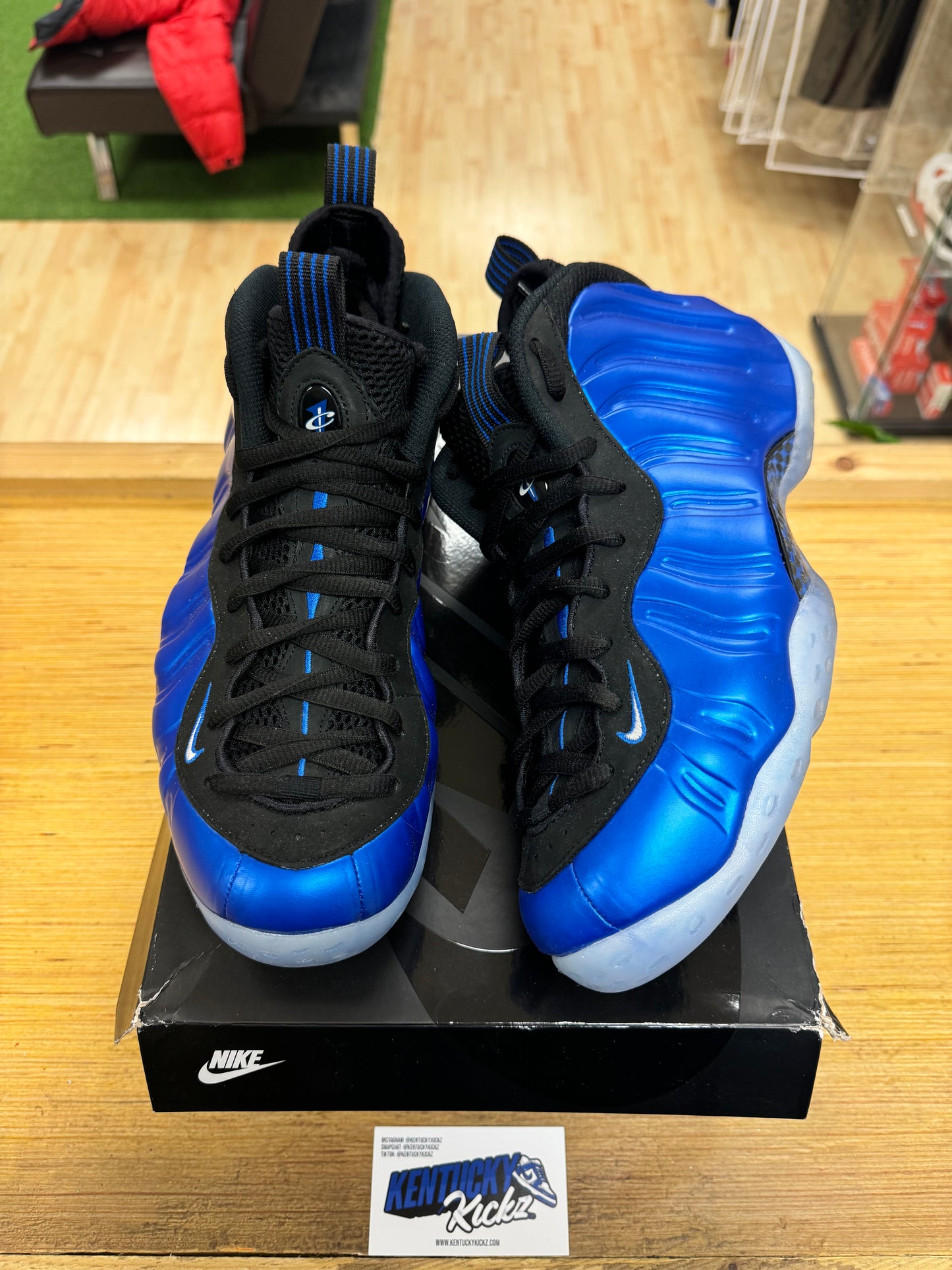 Foamposite One “International Blue” (Sz 11)