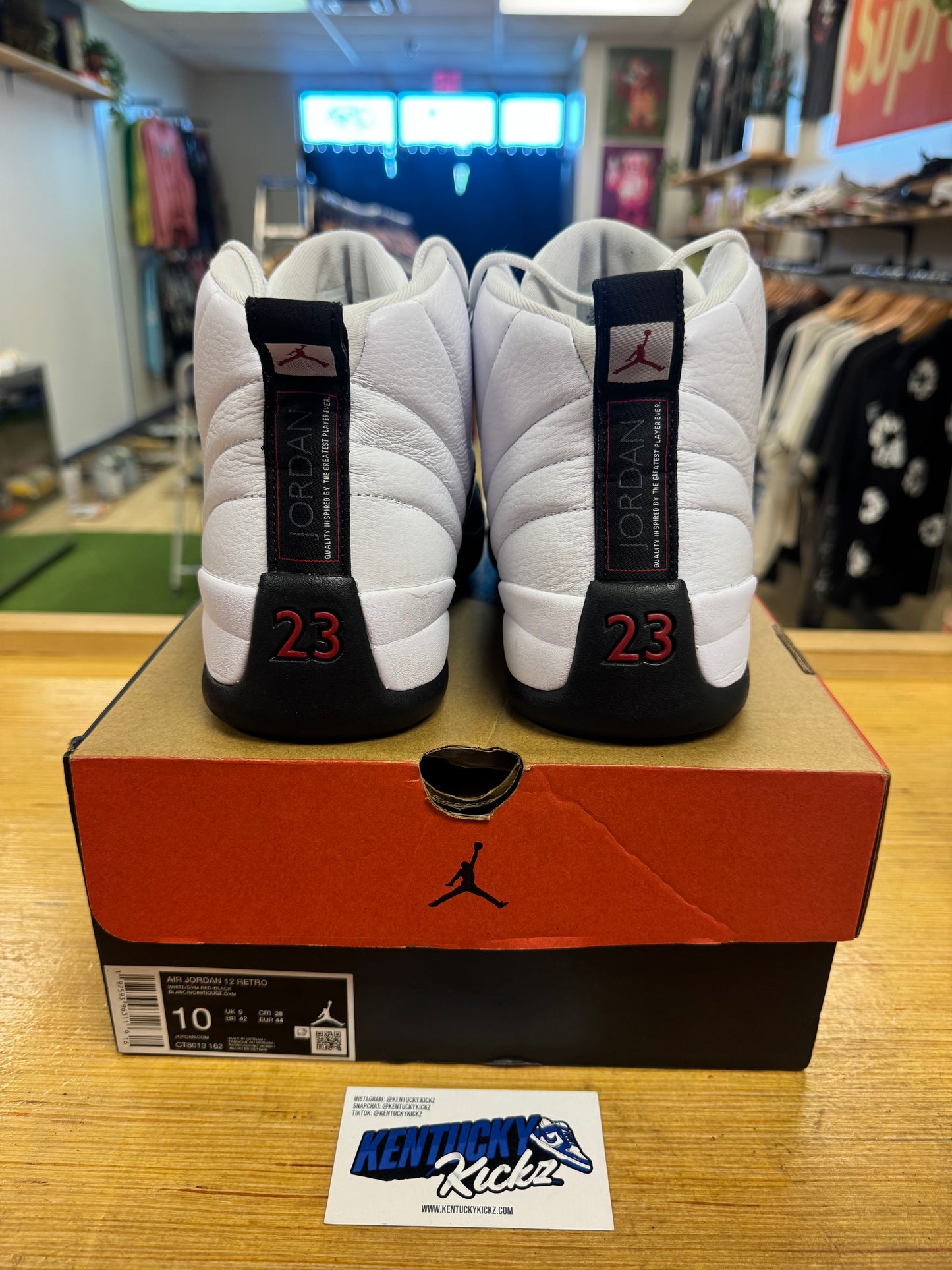 Jordan 12 Retro “Taxi Flip” (Sz 10)
