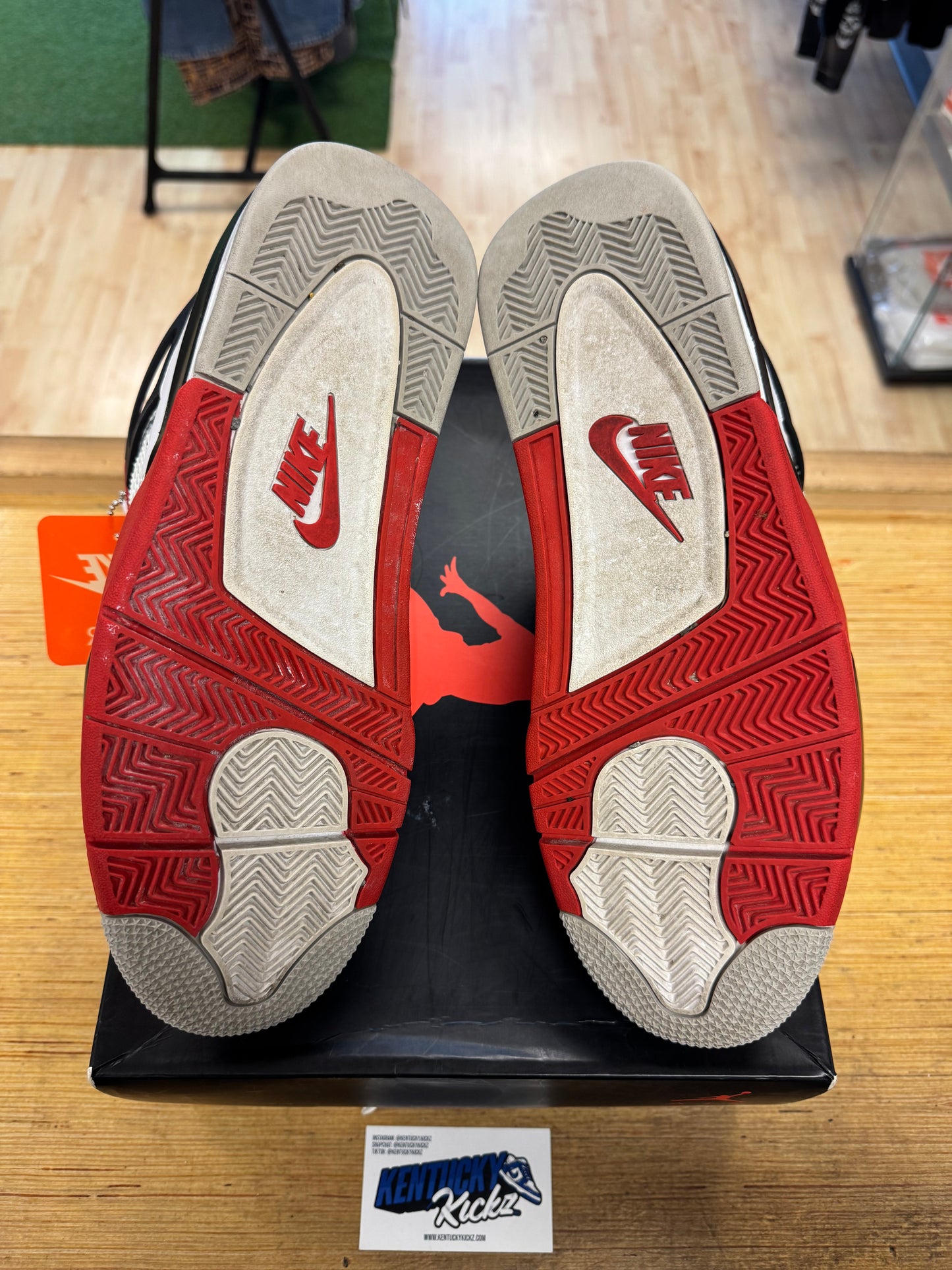 Jordan 4 Retro “Fire Red” (Sz 13)