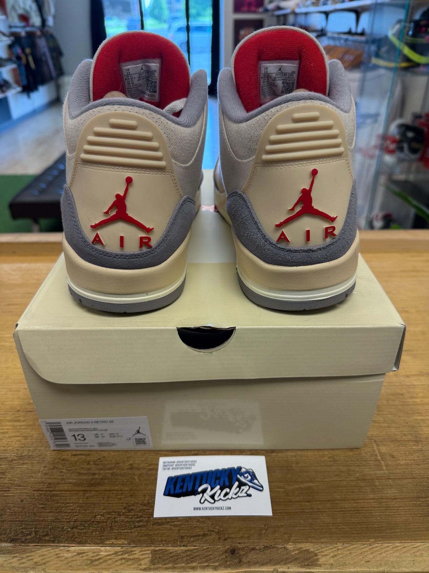 Jordan 3 Retro “Muslin” (Sz 13)