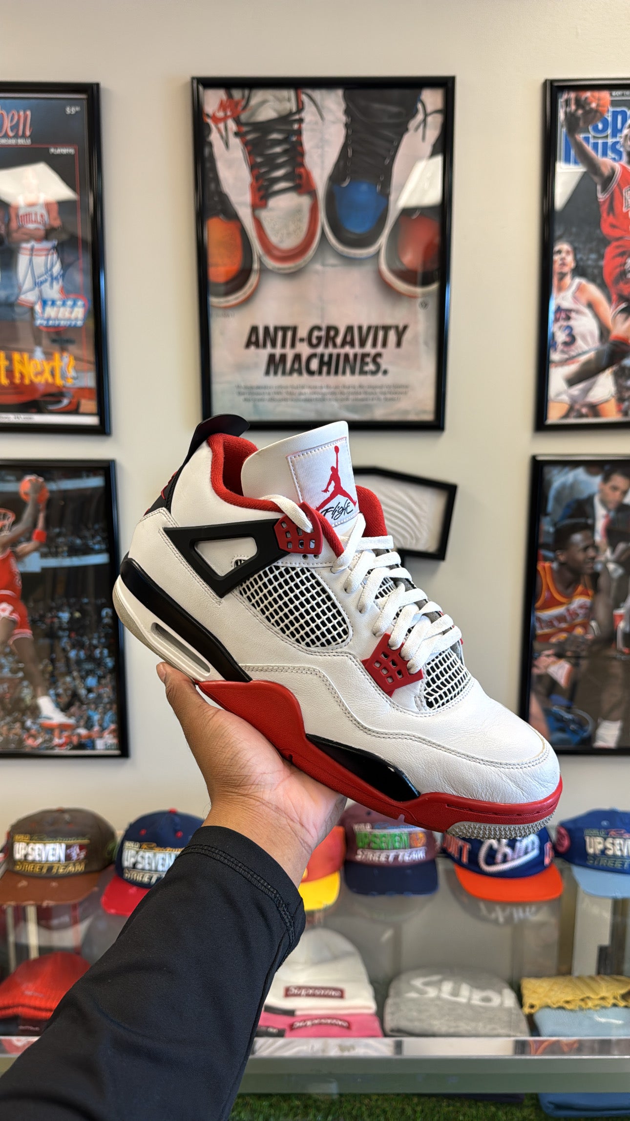 Jordan 4 Retro “Fire Red” (Sz 13)