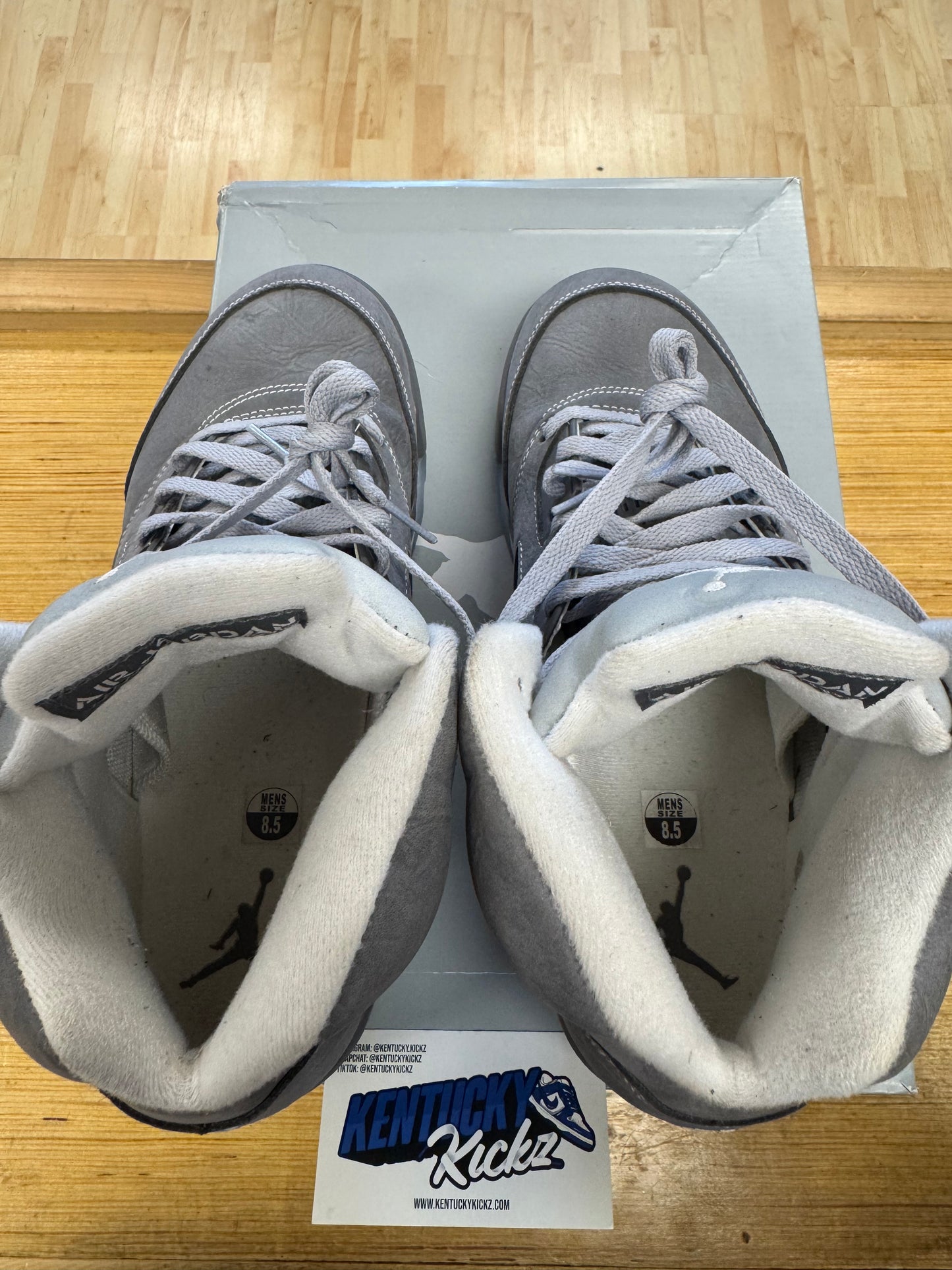 Jordan 5 Retro “Wolf Grey” 2026 (Sz 8.5)