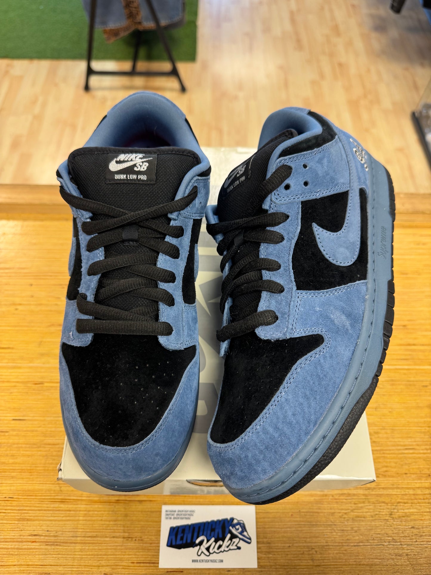 SB Dunk Low “Supreme 94 Ocean Fog” (Sz 12)