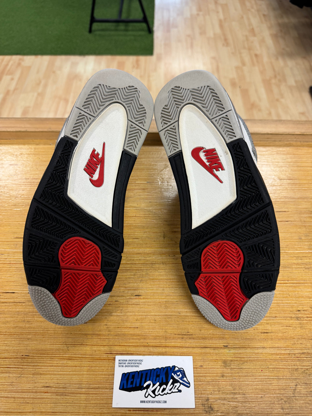Jordan 4 Retro “White Cement” (Sz 10.5)