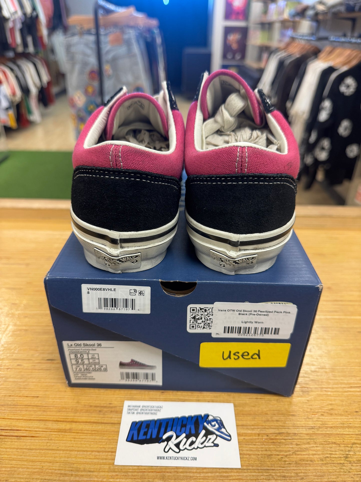 Vans LX Old Skool 36 “Pearlized Pack Pink Black” (Sz 8)