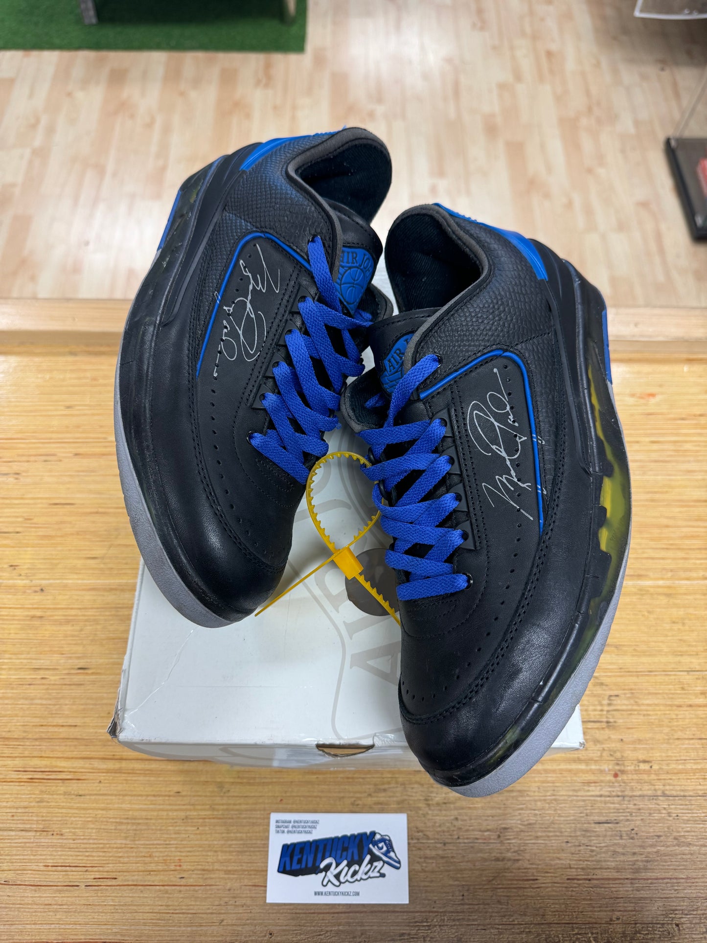 Jordan 2 Low SP “Off-White Black Blue” (Sz 10)